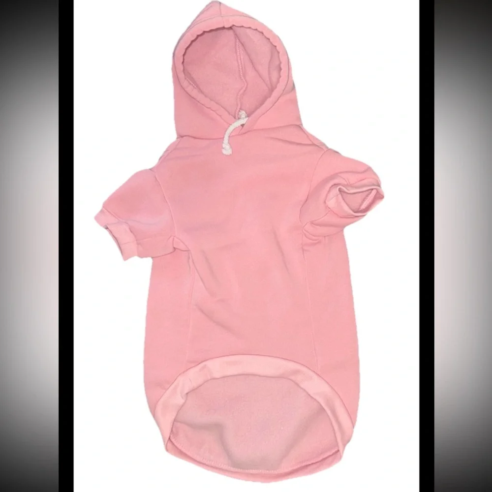 Dog Hoodie Light Pink XXXL